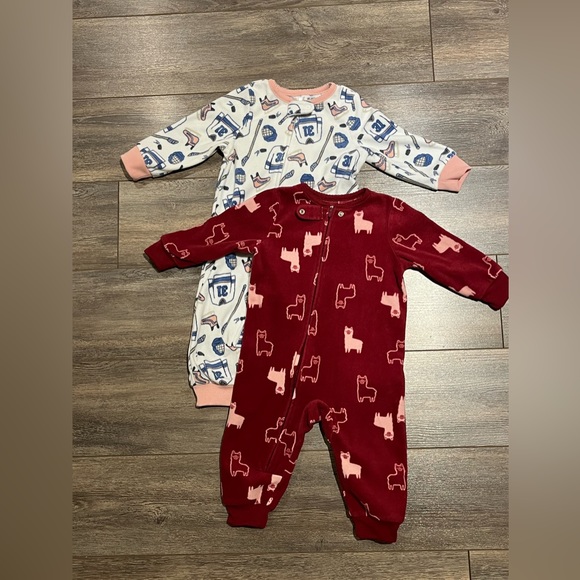 Carters Fleece Sleepers - Picture 1 of 13